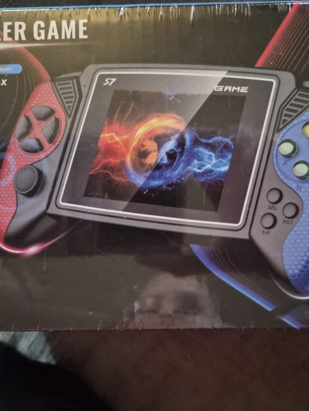 Handheld Game Console - Blue and Red